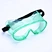 green safety goggles